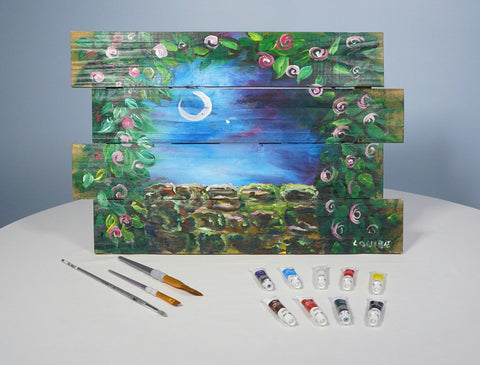 wishing you well acrylic painting kit & video lesson