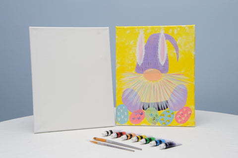hippity hoppity gnome acrylic painting kit & video lesson