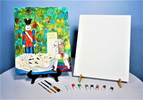 Milk and Cookies Acrylic Painting Kit 