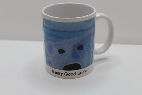 beary good selfie - mug
