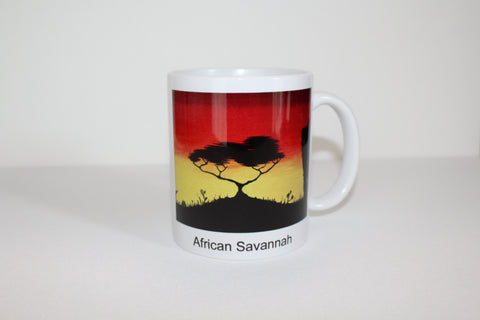 african savannah - mug