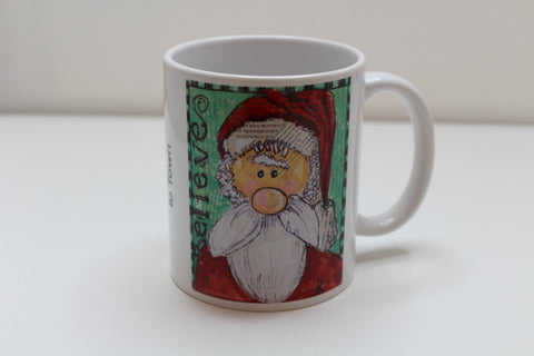 santa is coming - mug
