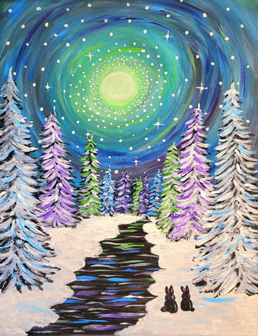 Winter Wonderland Acrylic Painting Kit 